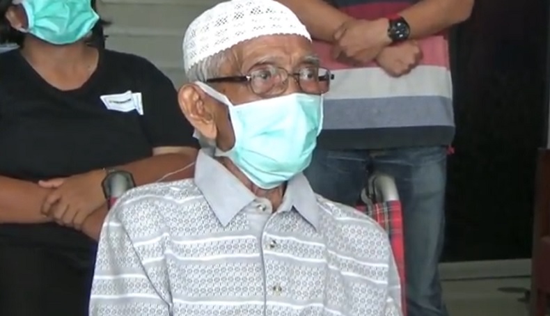 Berusia 95 Tahun, Kakek Tadjeri di Pontianak Sembuh dari Covid-19