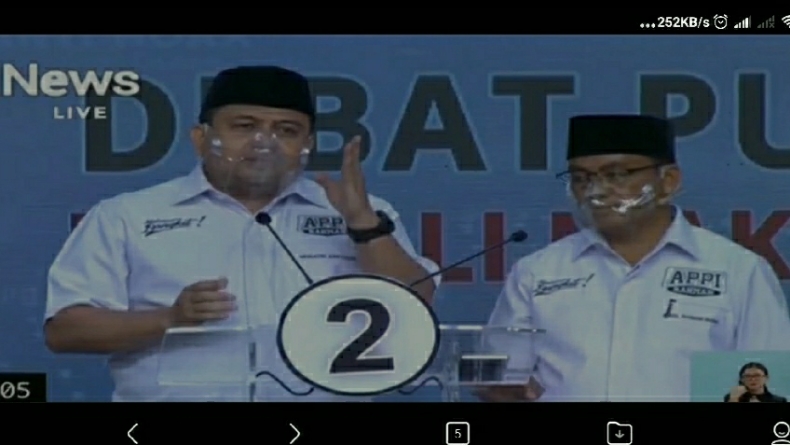 Debat Pilwali Kota Makassar, Ini Kata Paslon Appi-Rahman Tentang Sekolah Tatap Muka