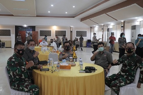 Polda Sulut Bubarkan Kerumunan Pilkada bila Tak Patuhi Prokes