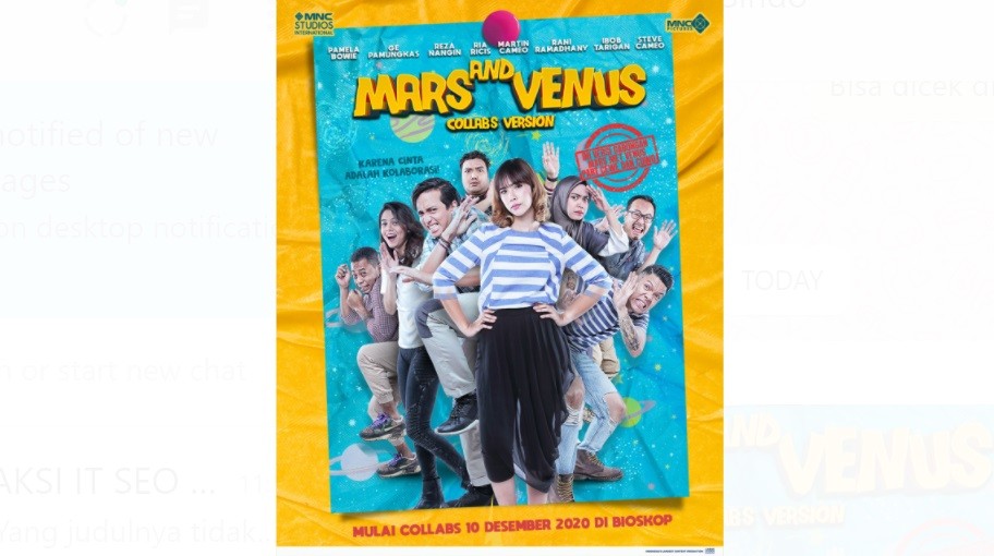 Tayang 10 Desember di Bioskop, Film Mars & Venus Bikin Kamu Paham Sudut Pandang Cewek & Cowok, Ini Trailernya!