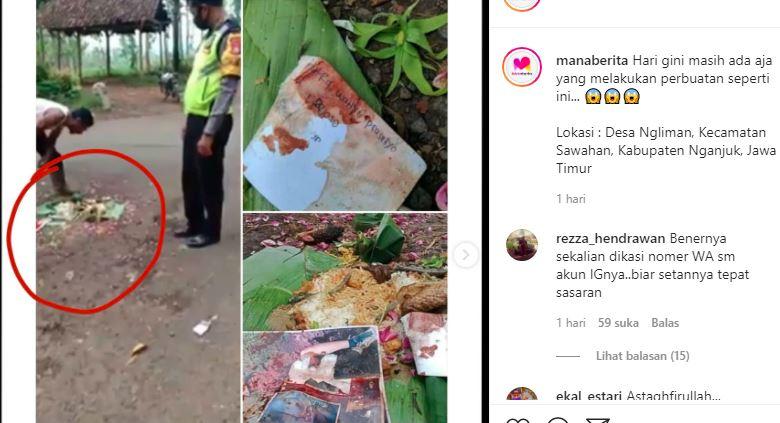 Viral Kembang 7 Rupa Berceceran di Jalan, Ada Nama dengan Tetesan Darah