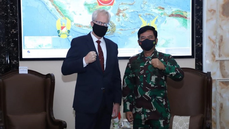 Panglima TNI Terima Kunjungan Penjabat Menhan AS Christopher Miller