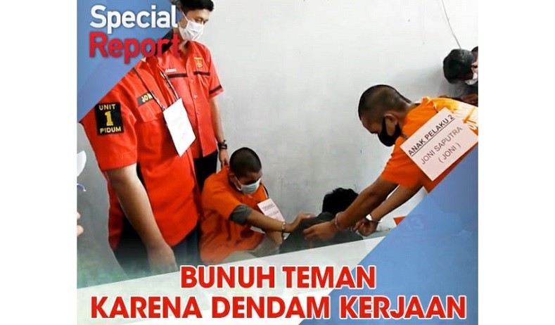 Live! Special Report iNews Senin Pukul 15.00: Bunuh Teman karena Dendam Kerjaan