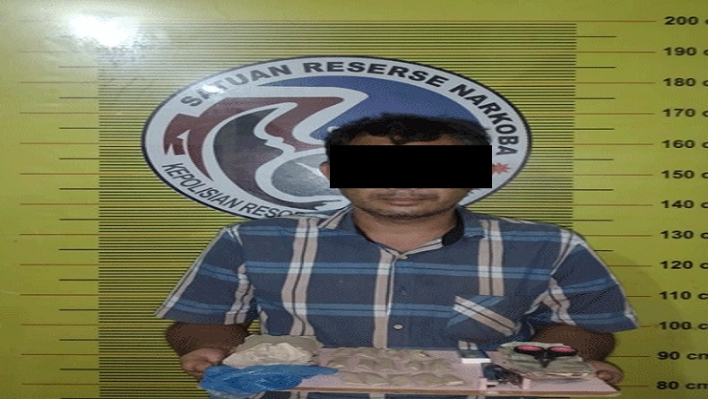 Pengedar Ganja di Padangsidimpuan Ditangkap Polisi