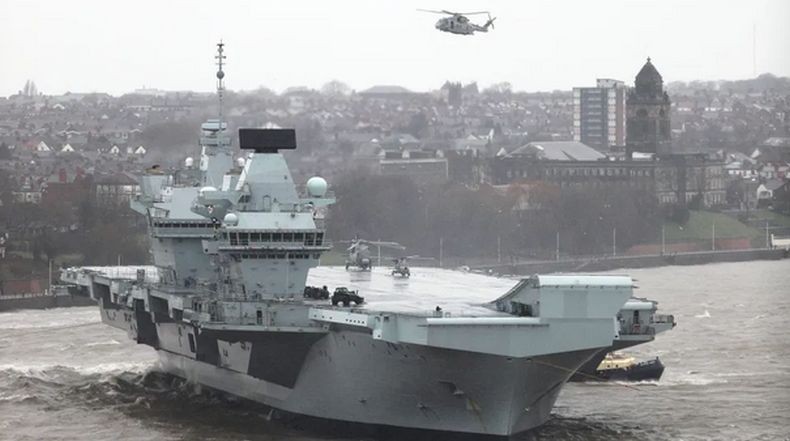 Kapal Induk Terbaru Inggris Senilai Rp58 Triliun Rusak akibat Banjir, Nongkrong di Pelabuhan Setahun