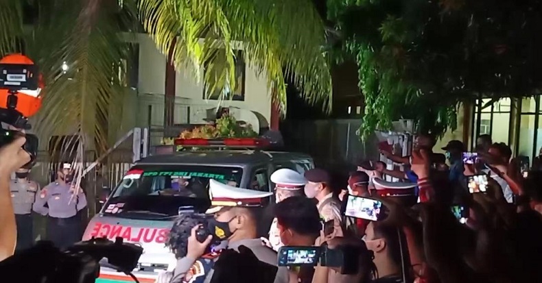 Jenazah 6 Pengawal Habib Rizieq Dibawa ke Petamburan Jakarta Pusat