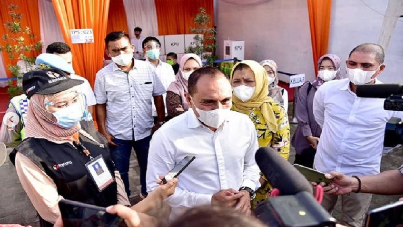 Nyoblos di TPS 23, Edy Rahmayadi: Pemenang Pilkada Medan Marga Nasution