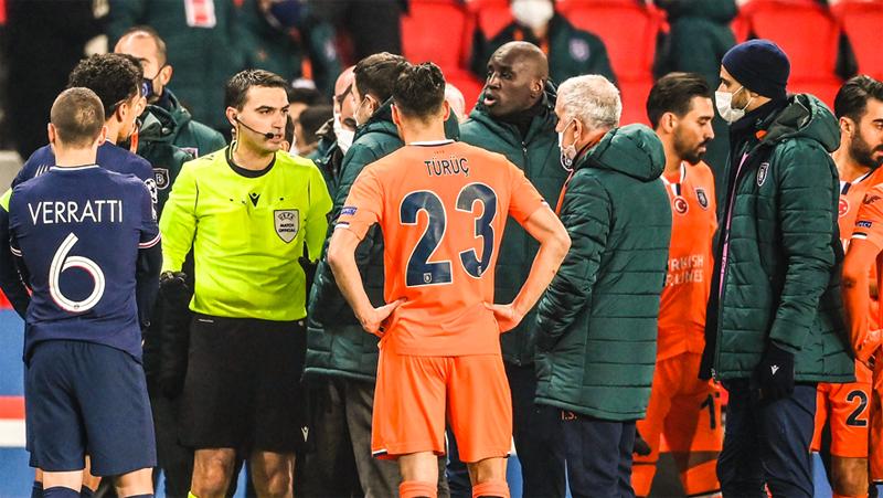 Wasit Keempat Bertindak Rasis, Laga PSG Vs Istanbul Basaksehir Dihentikan