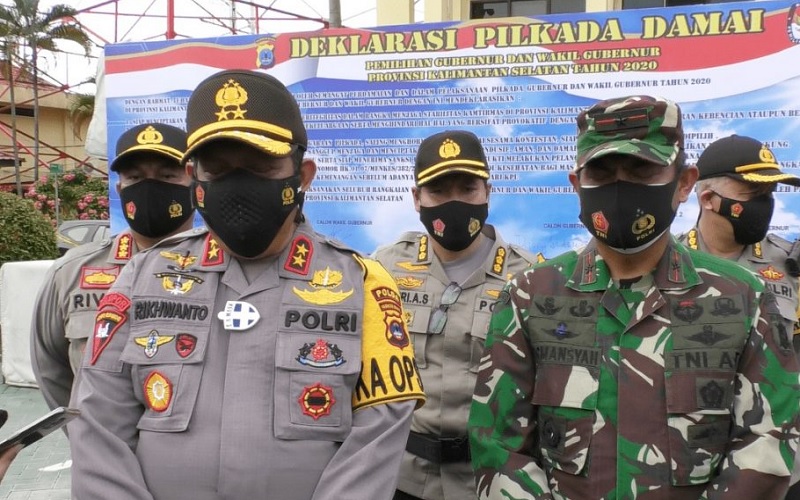Kapolda Kalsel Minta Semua Paslon Tak Ganggu Kedamaian usai Pilkada