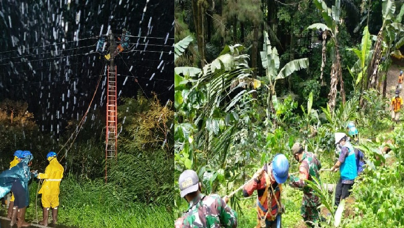 PLN Kerahkan 494 Personel Pulihkan Gardu Listrik Terdampak Cuaca Ekstrem di Jabar