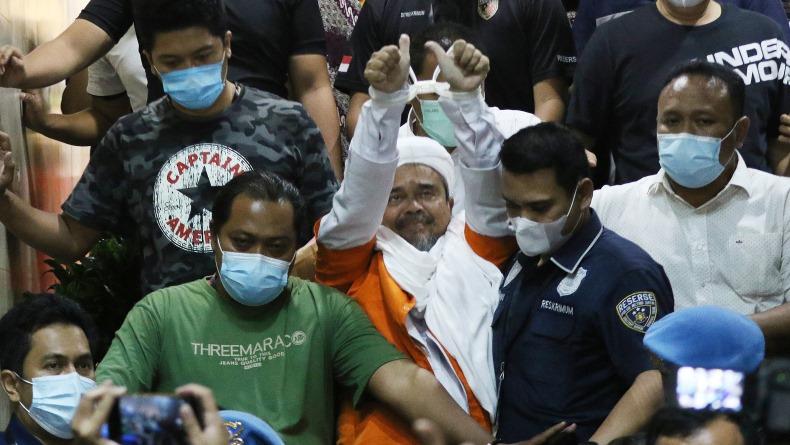 Habib Rizieq Shihab Ditahan di Rutan Narkoba Polda Metro Jaya hingga 31 Desember 2020