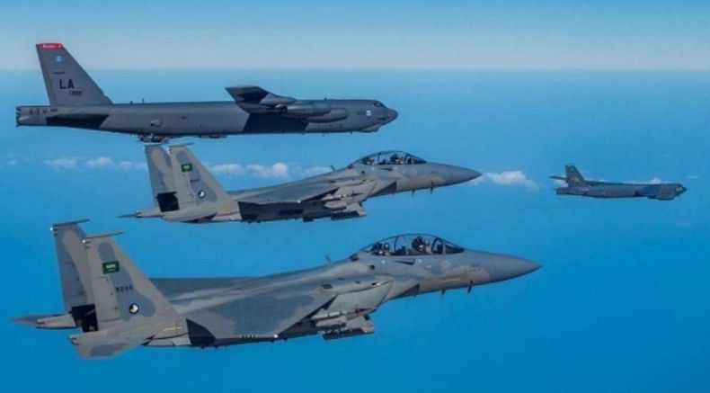 Jet Tempur Arab Saudi Kawal 2 Pesawat Pengebom B-52 AS, Kode Keras untuk Iran