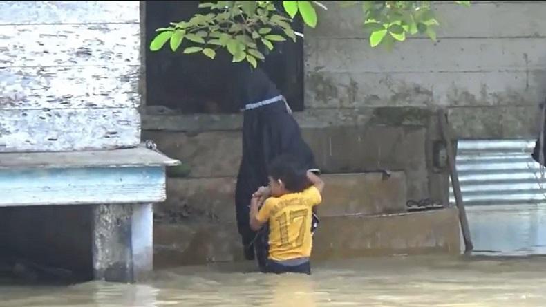 Curah Hujan Masih Tinggi, Sejumlah Kawasan di Aceh Utara Banjir Susulan