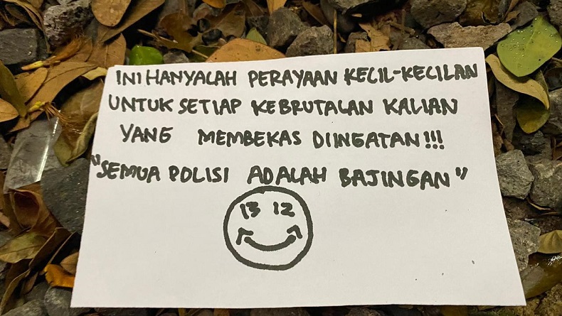 Ini Pesan Pelempar Bom Molotov di Pos Lantas Makassar: Ini Perayaan Kecil