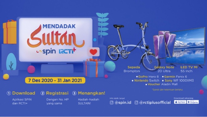 Mendadak Sultan! Ketika SPIN PAY & RCTI+ Berkolaborasi
