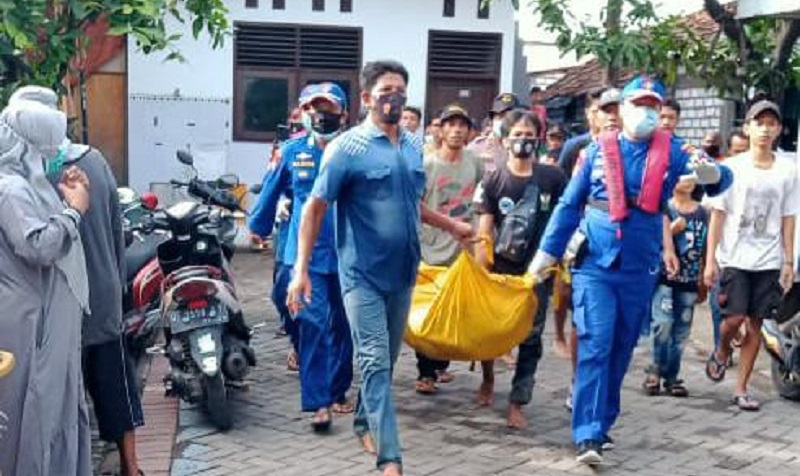 Pelajar SMP Hanyut di Kali Lamong Ditemukan Meninggal Dunia 