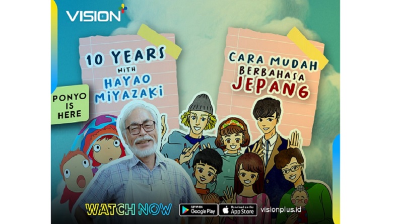 Kon’nichiwa! Vision+ Siapkan Konten Spesial Jepang Gratis, Pencinta Anime Merapat