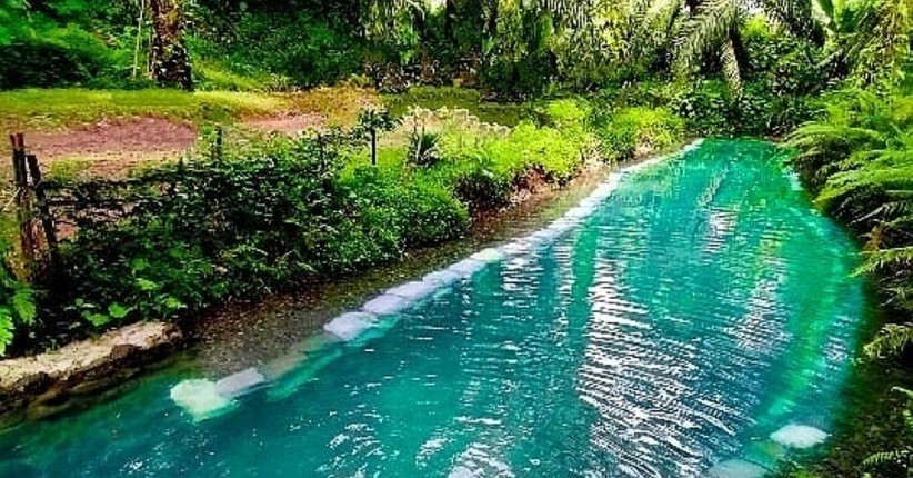 Liburan Malam Tahun Baru, Wisata Kolam Wak Jowo Airnya Jernih dan Segar