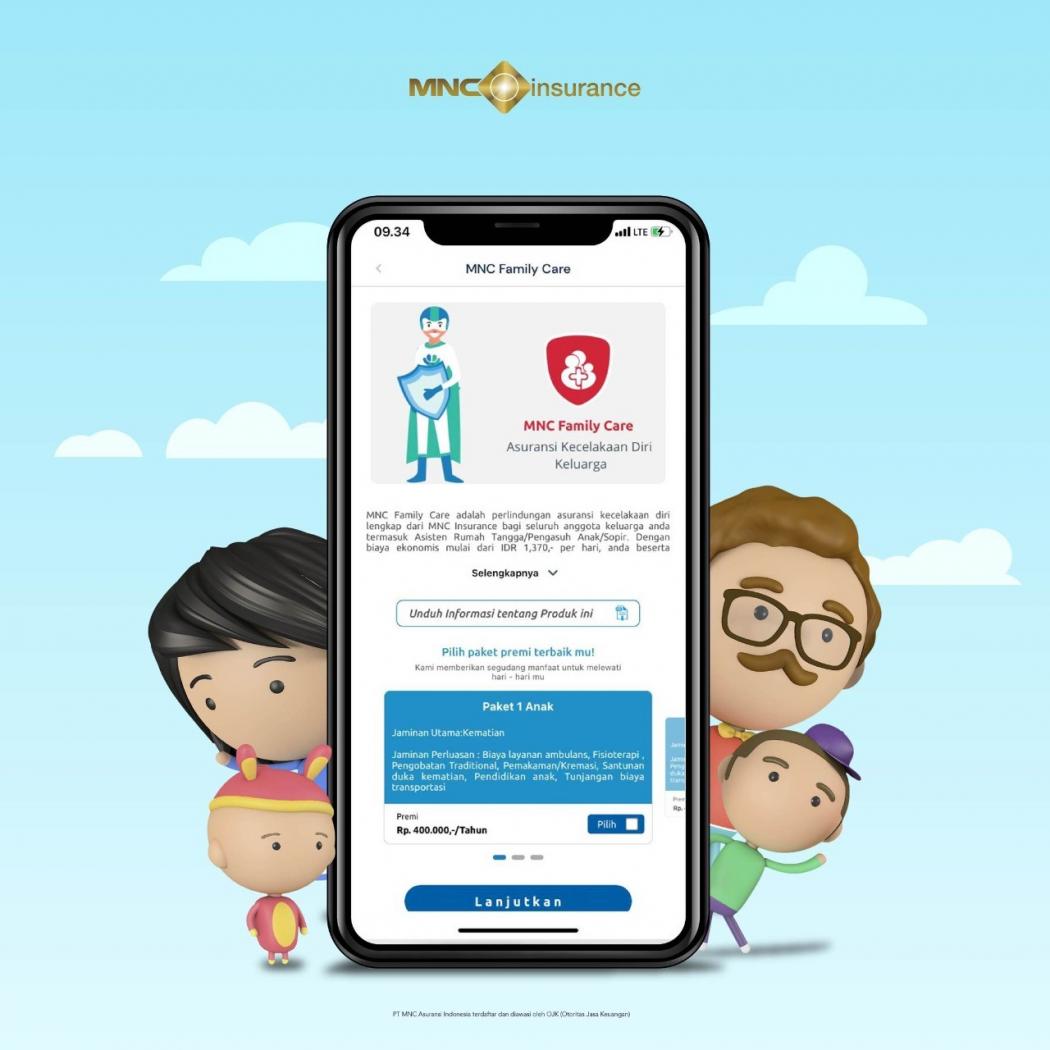 Proteksi Keluarga dengan “MNC Family Care”, Unduh Aplikasi Asuransi Terlengkap Hario!