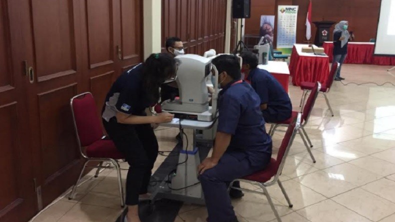 MNC Peduli Gelar Pemeriksaan Mata Gratis untuk 250 Relawan PMI Jakarta