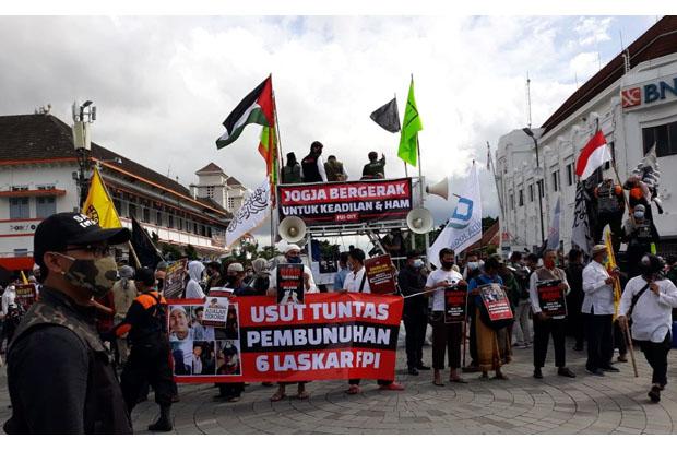 Umat Islam di DIY Turun ke Jalan, Tuntut Penembakan 6 Anggota FPI Diusut Tuntas