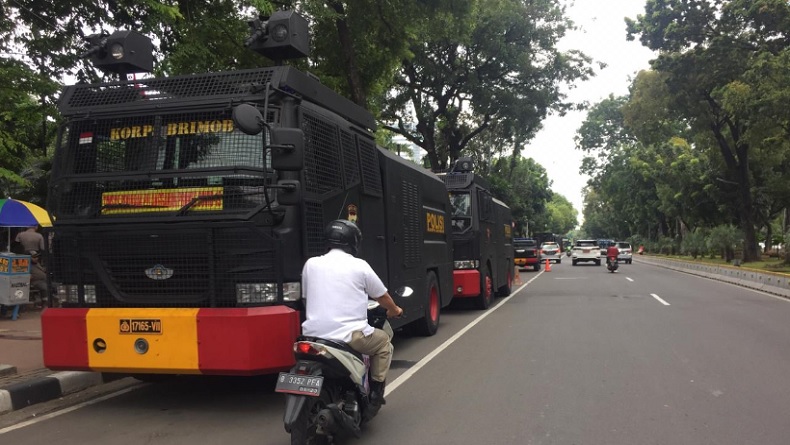 Penampakan sekitar Istana, Sepi dari Massa Aksi 1812 
