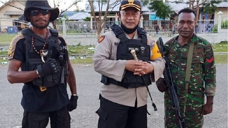 Pleno KPU di Yalimo Papua Ricuh, Seorang Polisi Luka Kena Panah