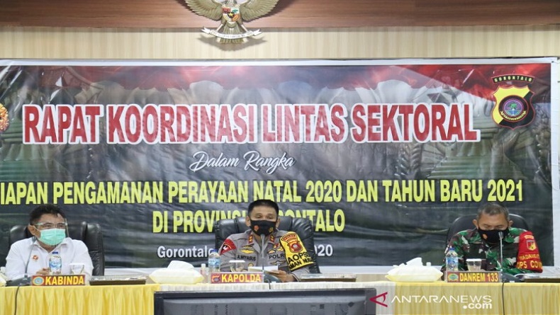 Pemprov Gorontalo Siapkan 9 Posko Terpadu Natal dan Tahun Baru
