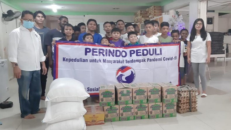 Perindo Peduli Serahkan Bantuan Pangan kepada Panti Asuhan Agape