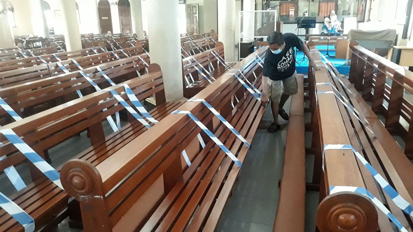 Gelar Ibadah Natal Tatap Muka, Gereja HKBP Bandarlampung Terapkan Prokes Ketat