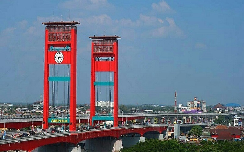 Cegah Penyebaran Covid-19, Jembatan Ampera Dibuka saat Malam Tahun Baru 