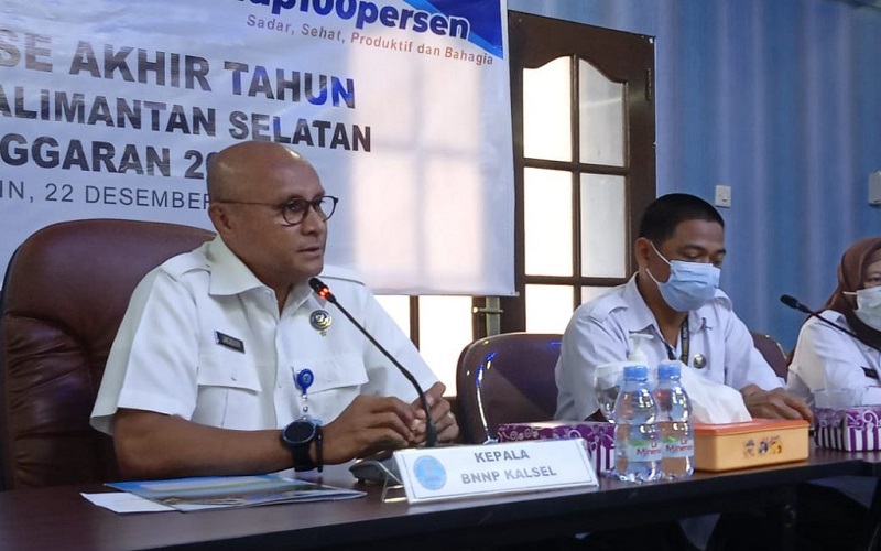 BNNP Kalsel Catat 54 Kasus Peredaran Narkoba Sepanjang Tahun 2020