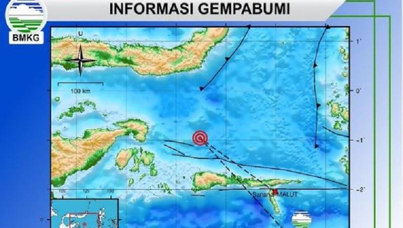 Gempa Terbaru, M4,0 Guncang Maluku Utara, Tidak Berpotensi Tsunami