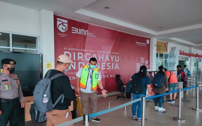 Cegah Pemalsuan, Bandara Radin Inten Pakai Sistem Digitalisasi Surat Tes Covid
