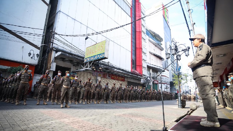 Ratusan Petugas Gabungan Dikerahkan Amankan Nataru di Kota Bandung