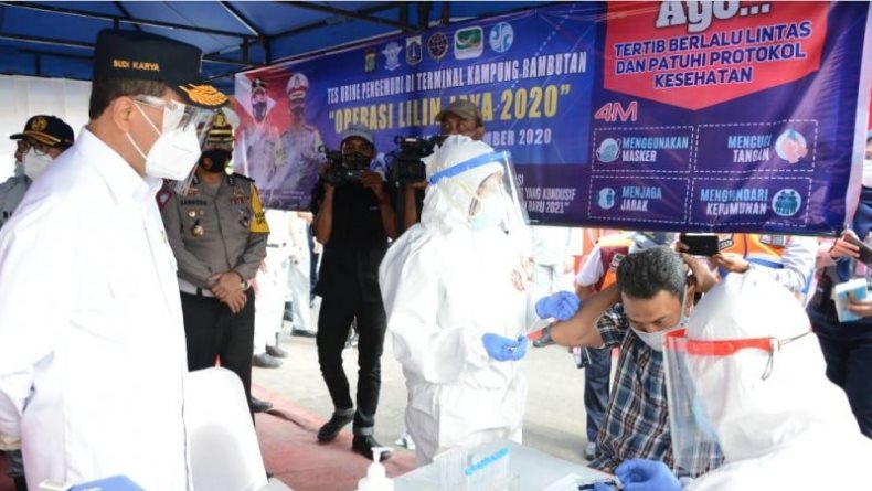 Cek Penerapan Rapid Antigen, Menhub Blusukan ke Terminal Kampung Rambutan