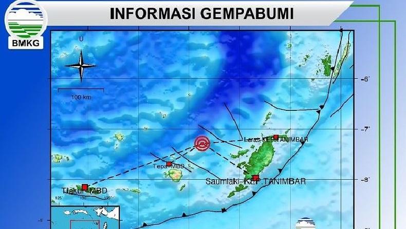 Gempa Hari Ini M3,5 Guncang Maluku Barat Daya, Tidak Berpotensi Tsunami