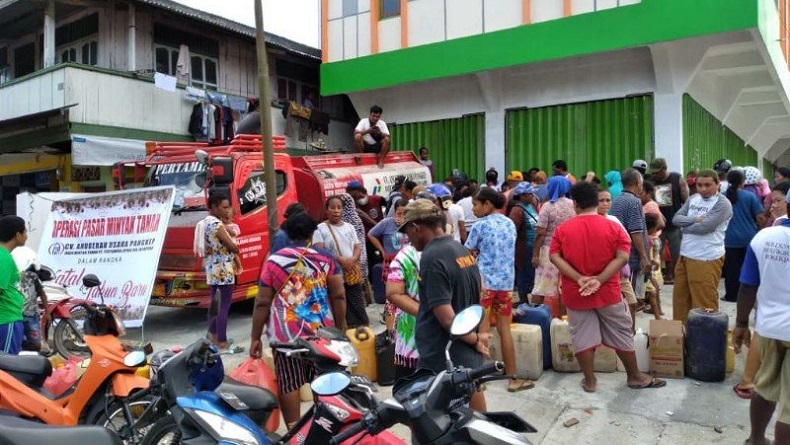 Pemerintah Gelar Operasi Pasar Minyak Tanah di Sarmi, Ini Titik Distribusi