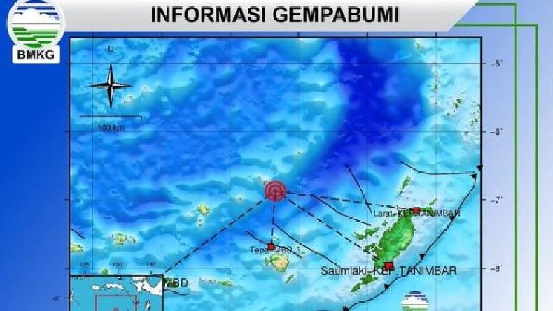  Gempa Terbaru 4M,1 Guncang Maluku Barat Daya, Tak Berpotensi Tsunami 