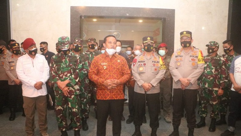 Wagub Sulsel Apresiasi Displin Protokol Kesehatan Jemaat Gereja Selama Natal