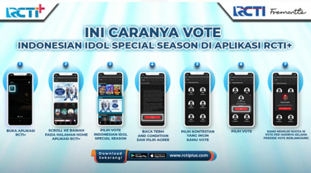 Babak Spektakuler Indonesian Idol Special Season, Begini Cara Vote Kontestan Favoritmu lewat Aplikasi RCTI+