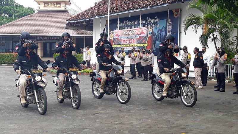 Polres Probolinggo Kota Bentuk URC Meteor, Pasukan Khusus Penumpas Kejatan Jalanan