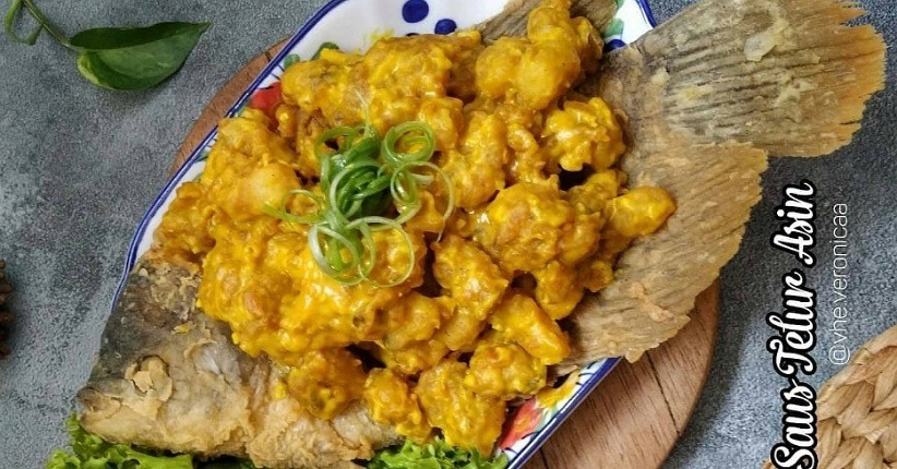 Ide Menu Liburan Tahun Baru, Enaknya Bikin Gurame Saus Telur Asin