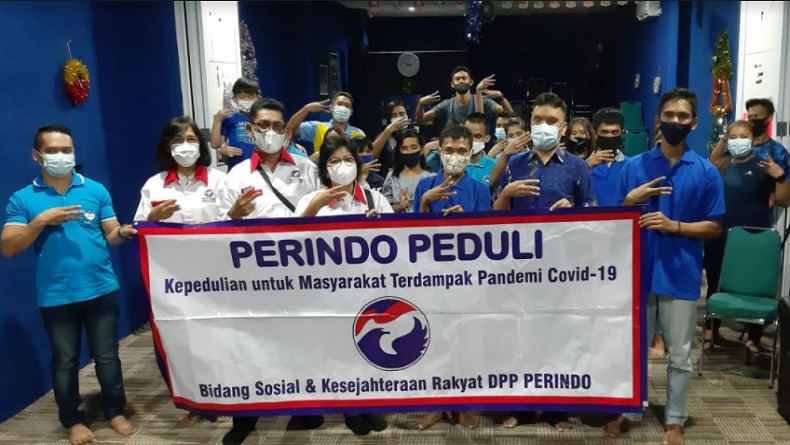 Perindo Peduli Serahkan Bantuan Sembako kepada Yayasan Elsafan di Jakarta Timur
