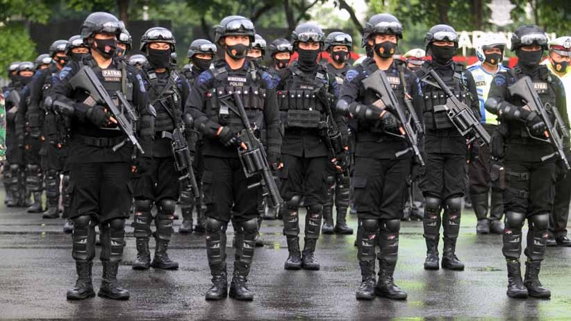 Cegah Reuni 212, Polisi : 4.218 Personel Gabungan Siaga