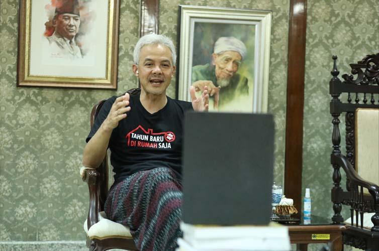 Ganjar Pastikan Semua Kepala Daerah di Jateng Siap Antisipasi Kerumunan Malam Tahun Baru