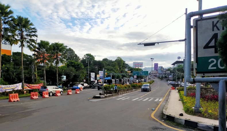 Libur Akhir Tahun, Lalin Jalur Puncak Bogor Ramai Lancar