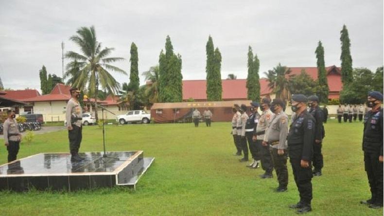 116 Personel Brimob dan Polres Merauke Naik Pangkat, Ini Pesan Kapolres
