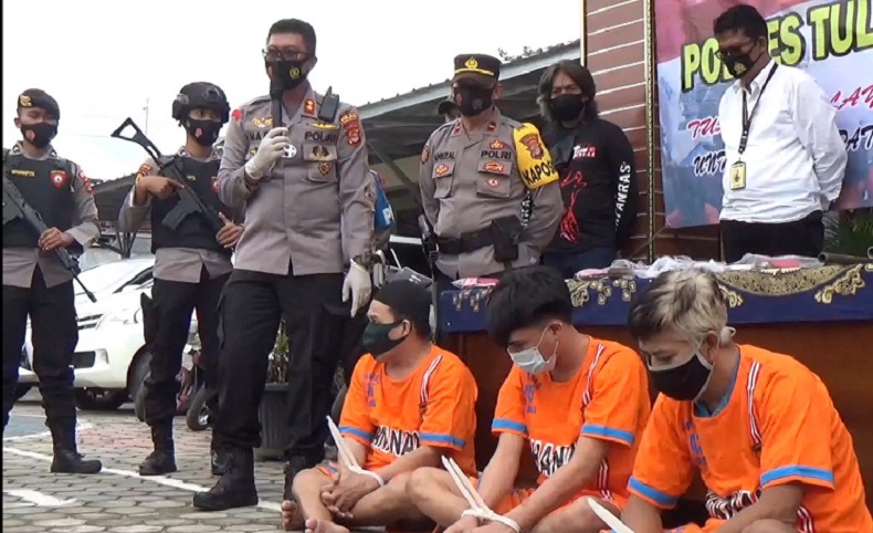 Pencurian dan Begal Mendominasi Kejahatan di Tulang Bawang Barat Selama 2020