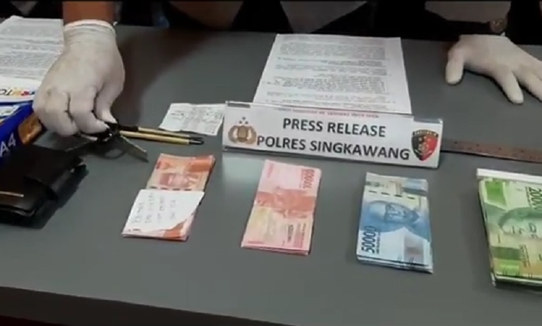 Baru Bebas dari Lapas, Pengedar Uang Palsu Kembali Ditangkap Polres Singkawang